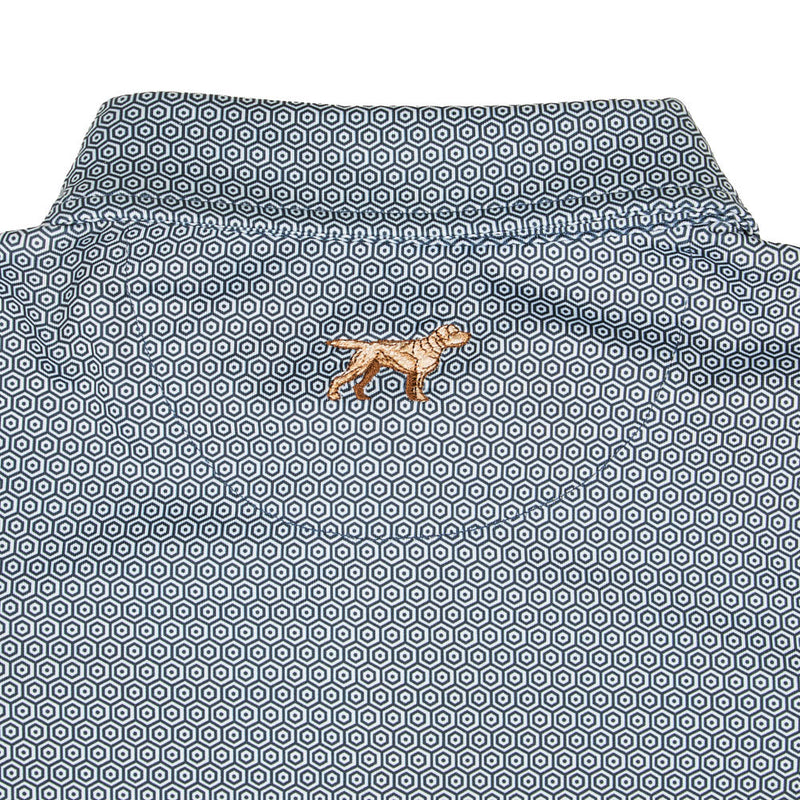 Fieldstone Boy's Navy Diamond Polo