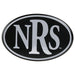 NRS Ranch Logo Silver/Black Dome Puff Sticker