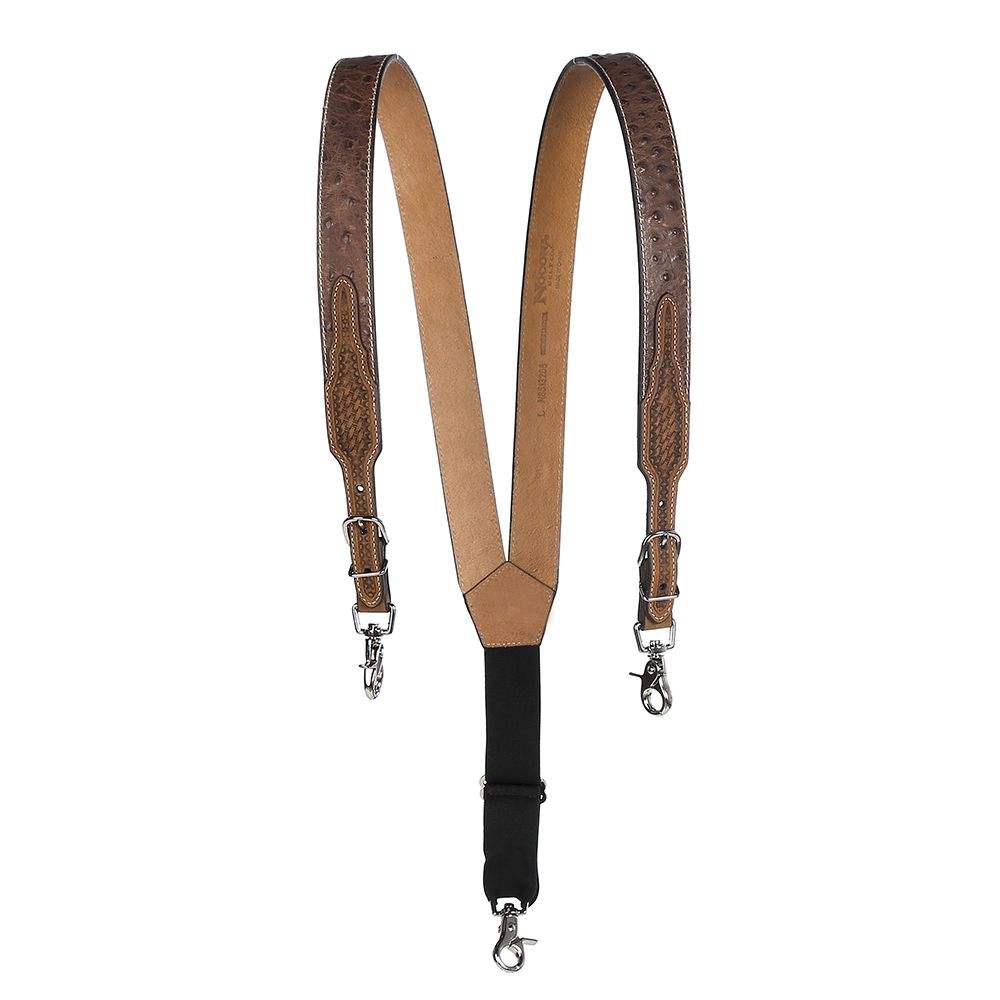 antique小僧　suspenders Linen Pink Suspenders – The Mystic – Slim (1 inch / 2,5 cm