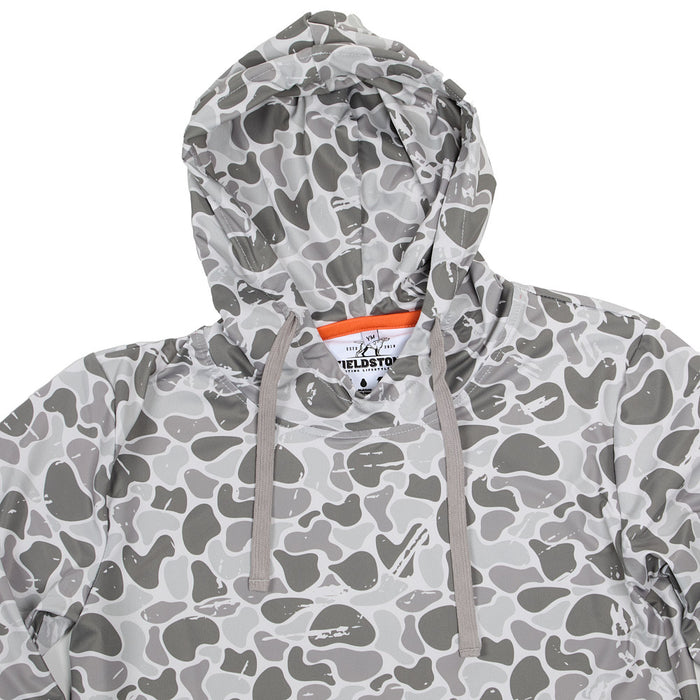 Fieldstone Boy's Marsh Camo Performance Hoodie