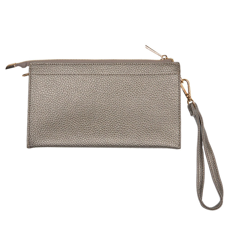 NRS Gunmetal Metallic Clutch