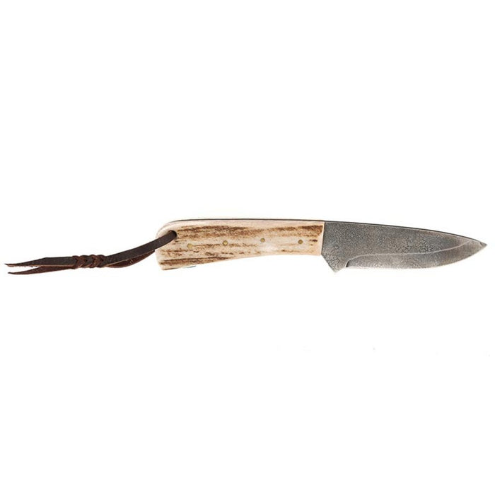 Cowtown Tombstone Knife w/ Plain Leather Sheath