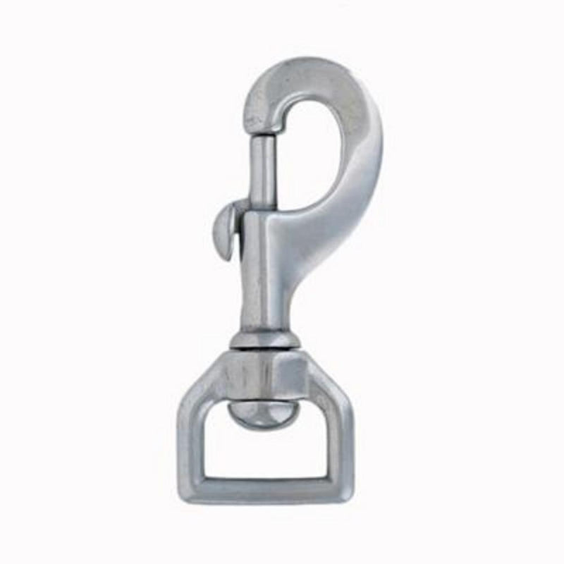 1" Flat Swivel Snap Stainless Steel