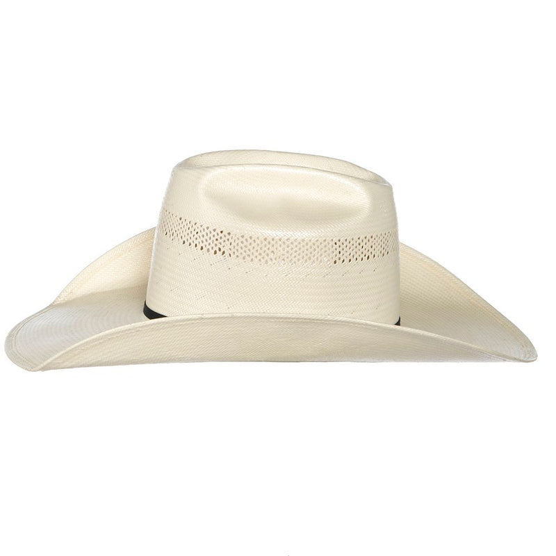 American Hats Co 20 Star Premium Shantung Open Crown Two Cord Black Band 4-1/4in. Cowboy Hat