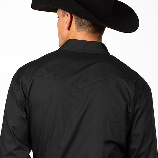 Wrangler Western Black Sport Shirt