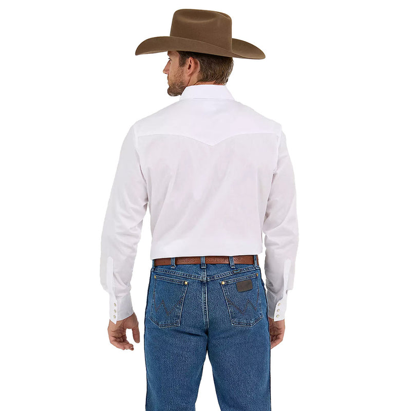 Wrangler Men's Pearl Snap Dress Shirt