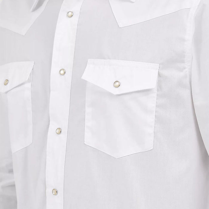Wrangler Men's Pearl Snap Dress Shirt
