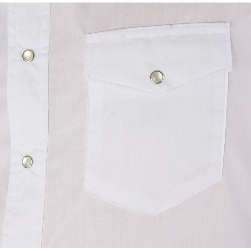 Wrangler Men's Pearl Snap Dress Shirt - Big/Tall