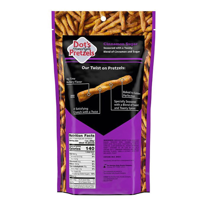 Dot`S Pretzels Dot's Cinnamon Sugar Pretzels