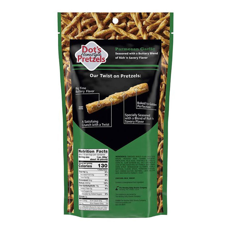 Dot`S Pretzels Dot's Garlic Parmesan Pretzel Twist
