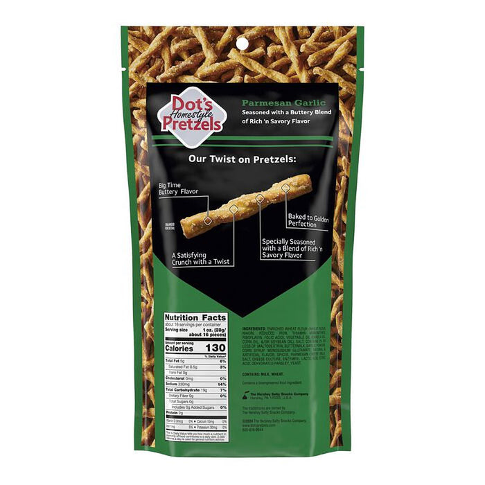 Dot`S Pretzels Dot's Garlic Parmesan Pretzel Twist