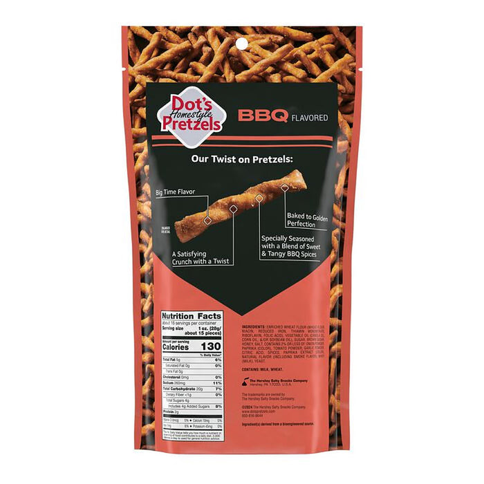 Dot`S Pretzels Dot's Homestyle BBQ Pretzel Twist