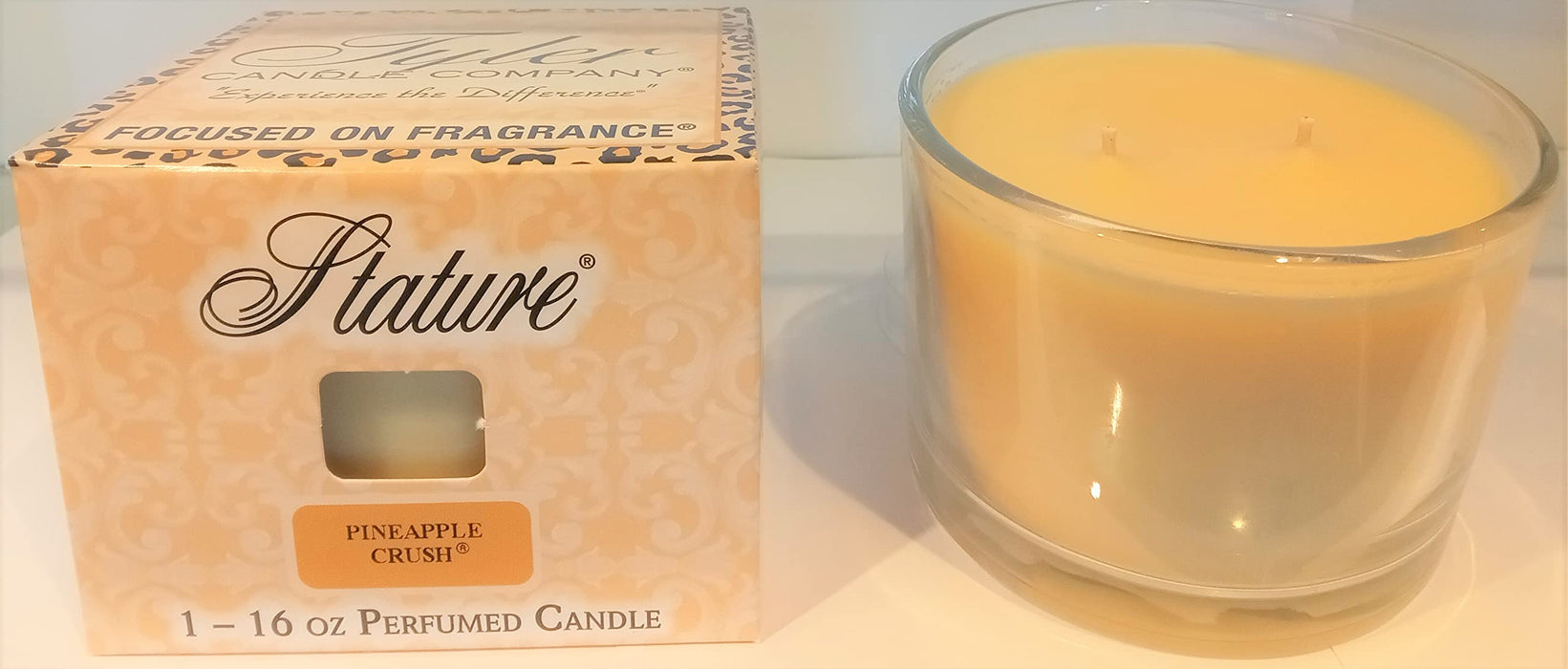 Tyler Candle Co Pineapple Crush Clear Stature 16oz