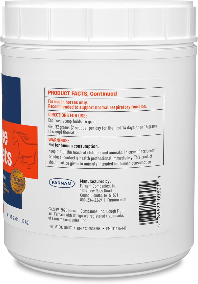 Farnam Cough Free Pellets 2.5lb