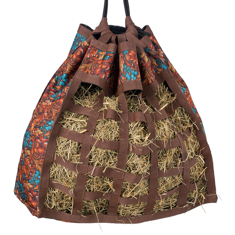 Tough 1 Teal Carved Scratchless Hay Bag