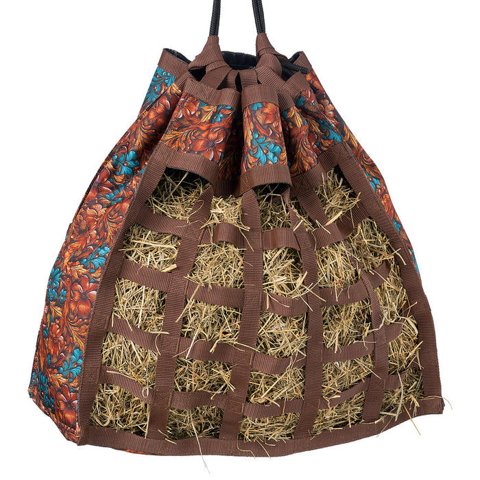 Tough 1 Teal Carved Scratchless Hay Bag
