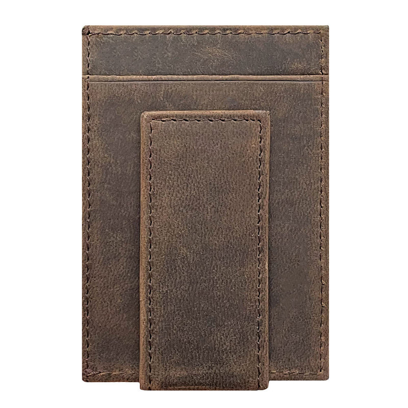 Wrangler Work Logo Embossed Front Pocket Card Wallet