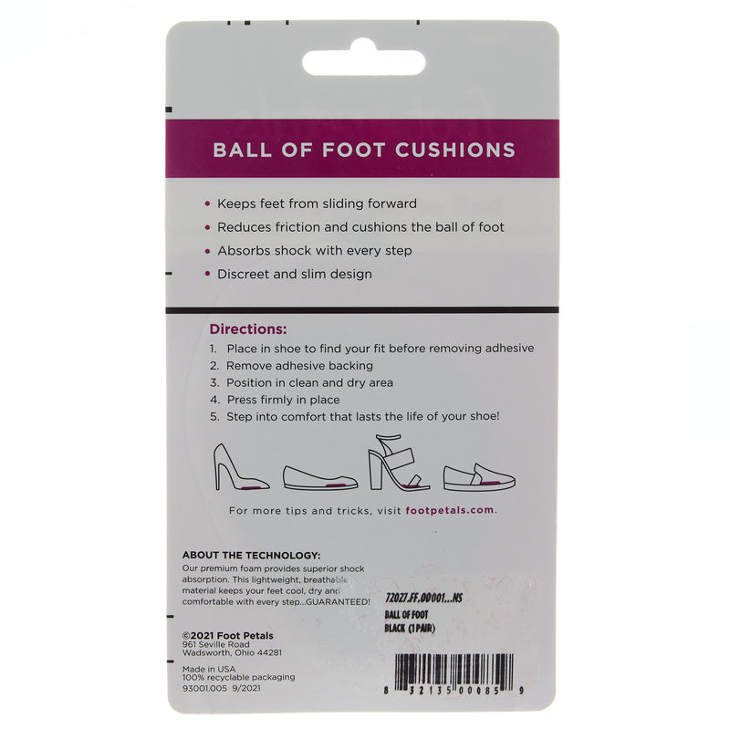 Foot Petal Ball of Foot Black
