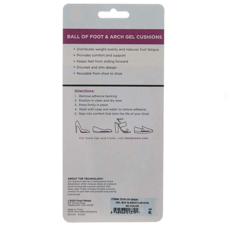 Foot Petal Gel Ball of Foot and Arch Support Combo