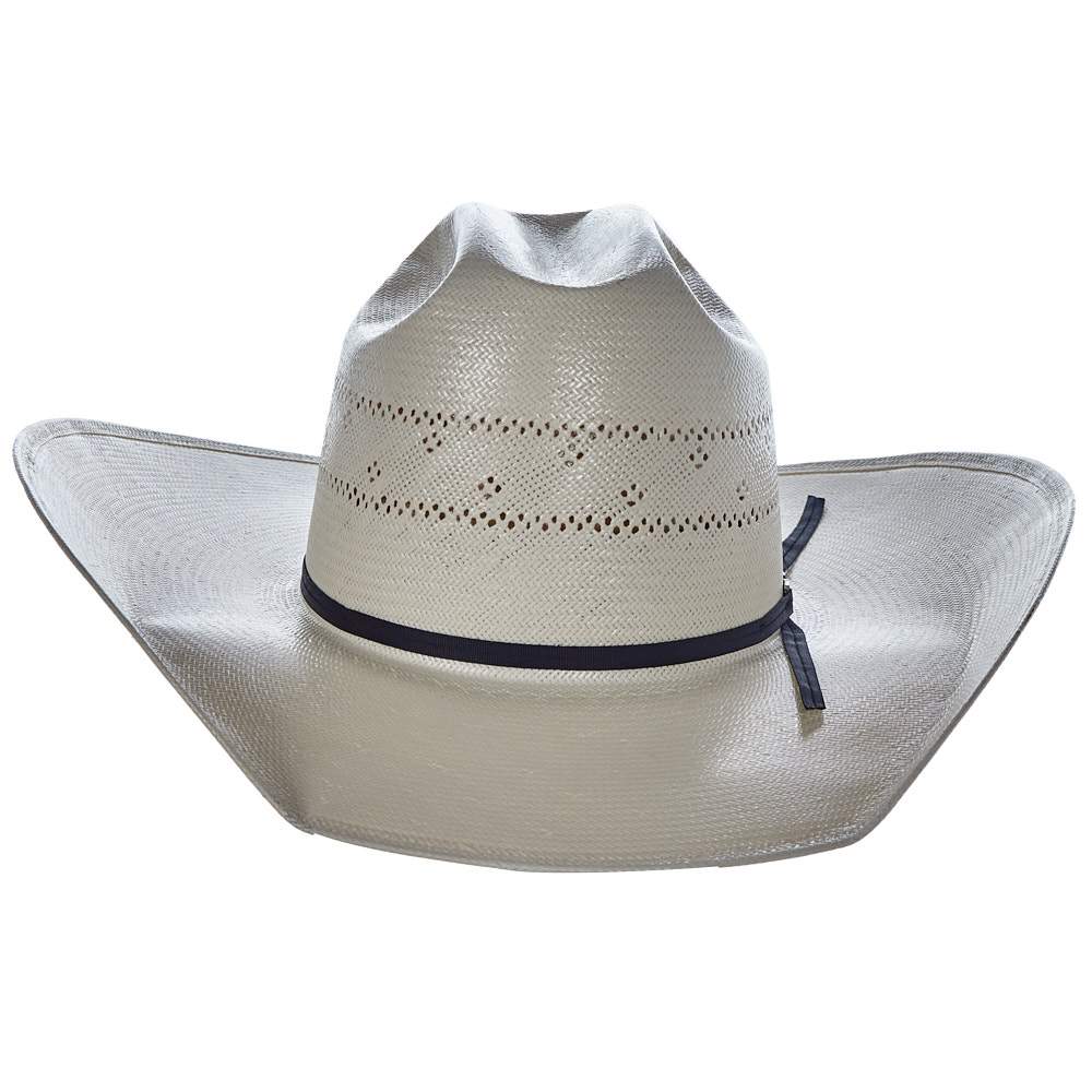 American Hats AHC Ivory 7210 4 1/2in. Brim Open Crown Straw Cowboy Hat