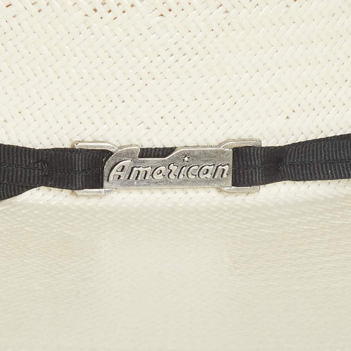 American Hats Co Solid Weave Fancy Vent 4in. Brim Straw Cowboy Hat