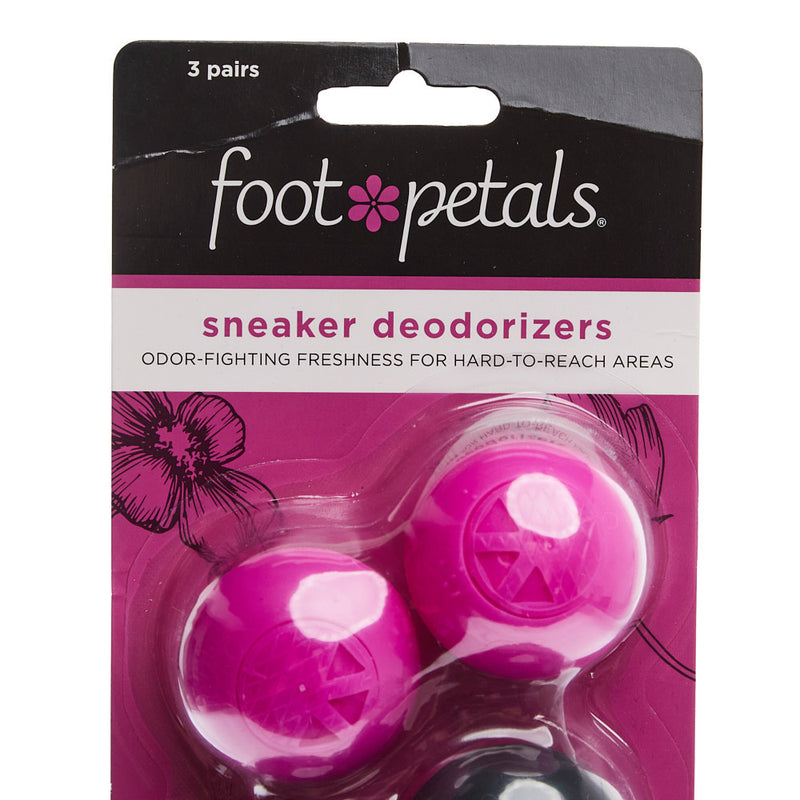 Foot Petal Girly Girl Sneaker Deodorizers 3 Pack
