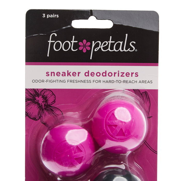 Foot Petal Girly Girl Sneaker Deodorizers 3 Pack