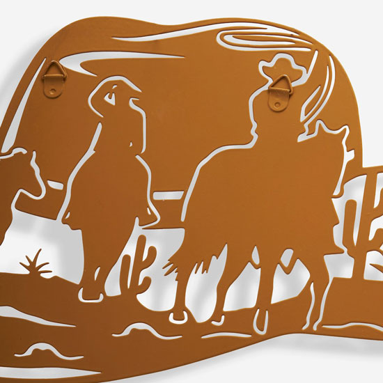 NRS Metal Laser Cut Cowboy Hat Wall Decor