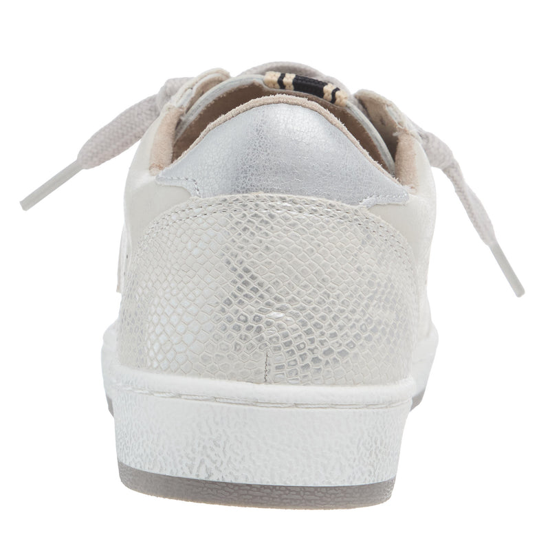 Shu Shop Paz Kids Silver Snake Casual Shoe