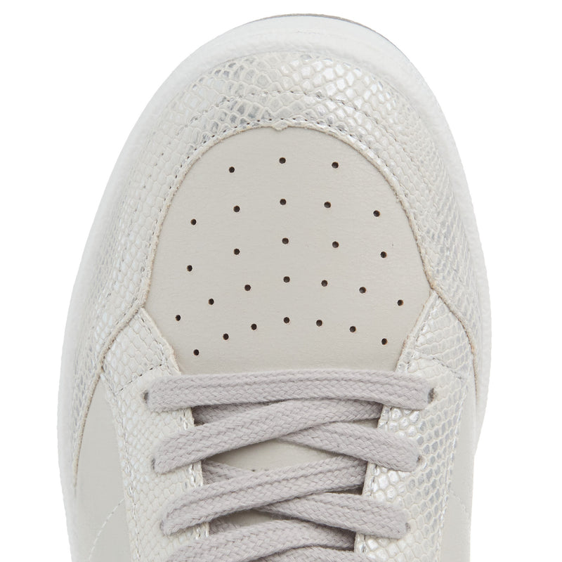 Shu Shop Paz Kids Silver Snake Casual Shoe