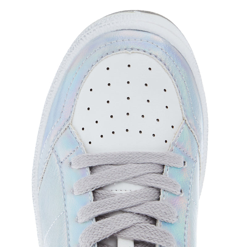 Shu Shop Kids Lilac Holographic Paz Casual Shoe