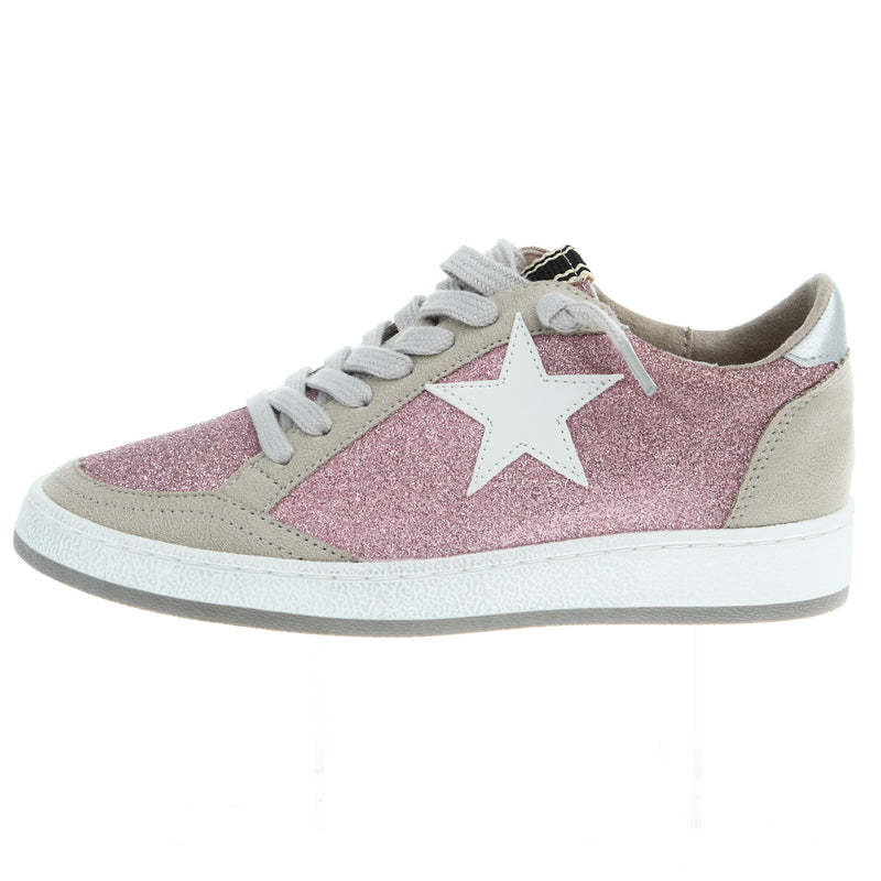 Shu Shop Kid`s Paz Pink Glitter Casual Shoe