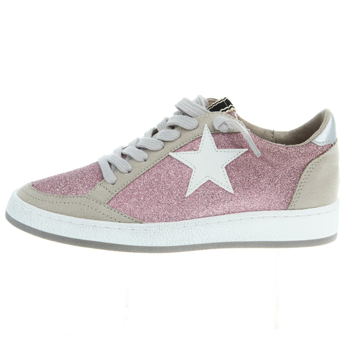 Shu Shop Kid`s Paz Pink Glitter Casual Shoe