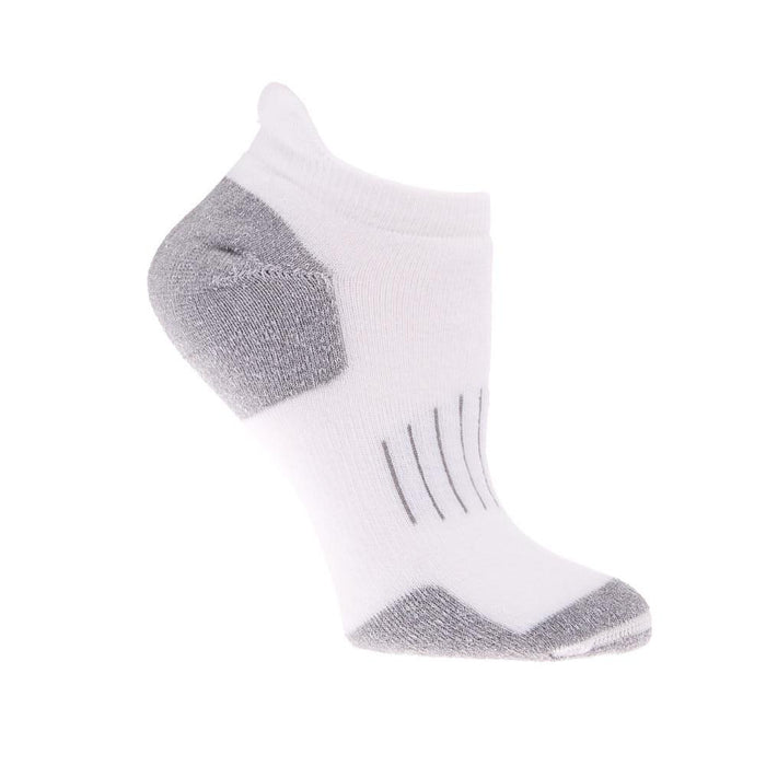Carolina Hoisery Men`s White Ultra-Dri Low Cut Tab Sock 2 Pack