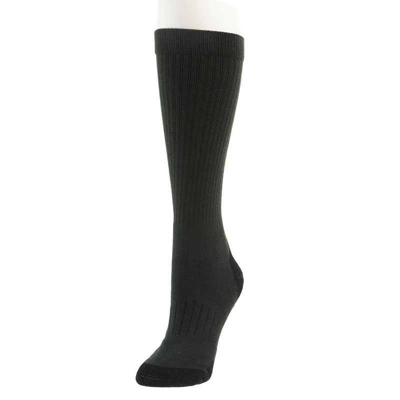 Carolina Hoisery Men's Green Ultra-Dri Crew Socks 2 Pack