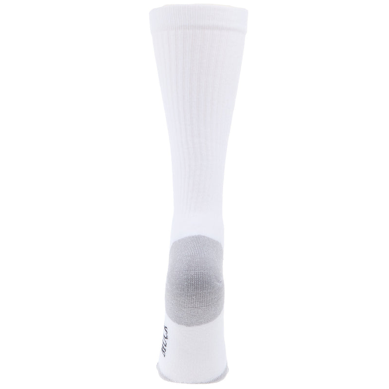 Carolina Hoisery Muck Unisex White Ultra-Dri Crew Sock 2 Pack LARGE