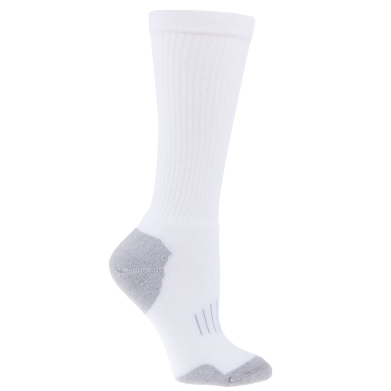 Carolina Hoisery Muck Unisex White Ultra-Dri Crew Sock 2 Pack LARGE