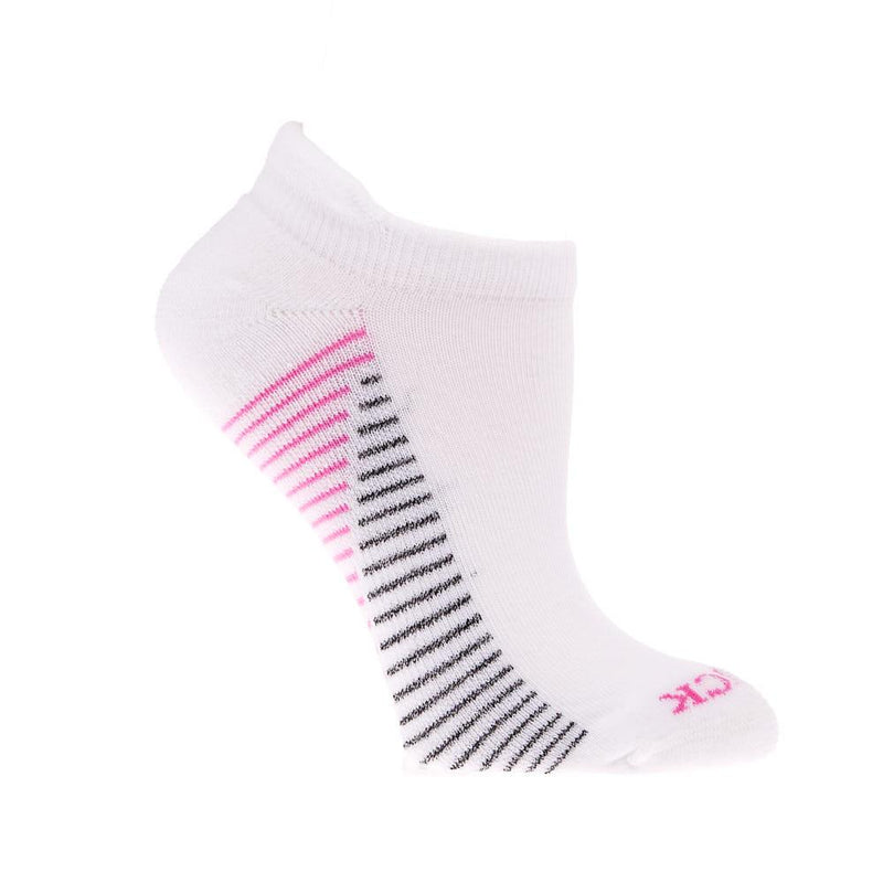 Carolina Hoisery Ladies White Ultra-Dri Tab Sock 2 Pack