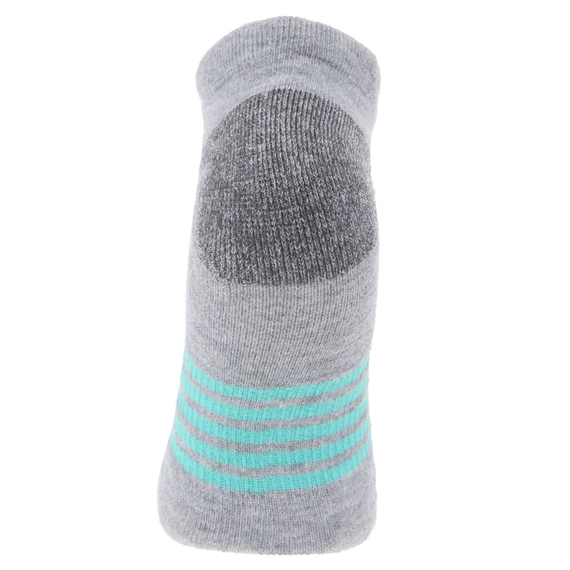 Carolina Hoisery Muck Ladies Grey and Teal Ultra-Dri Tab Sock 2 Pack MEDIUM