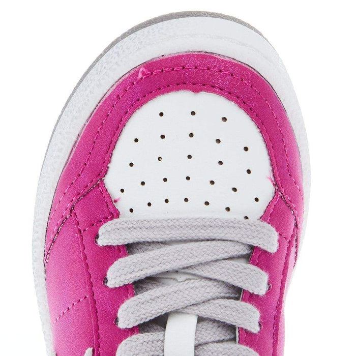 Shu Shop Toddlers Hot Pink and Silver Glitter Paz Casual Shoe