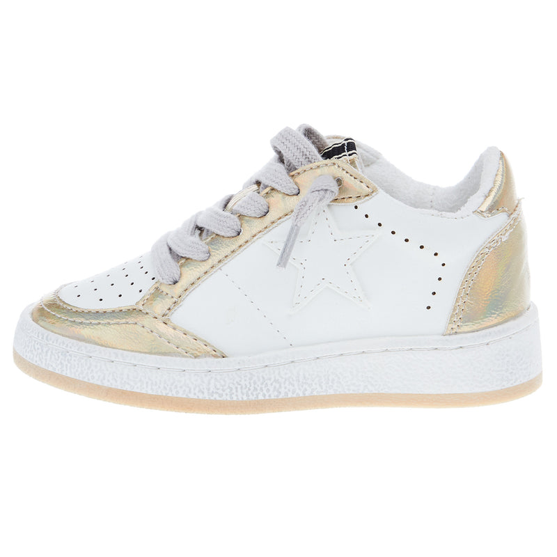 Shu Shop Toddlers Iridescent Gold Paz Casual Shoe