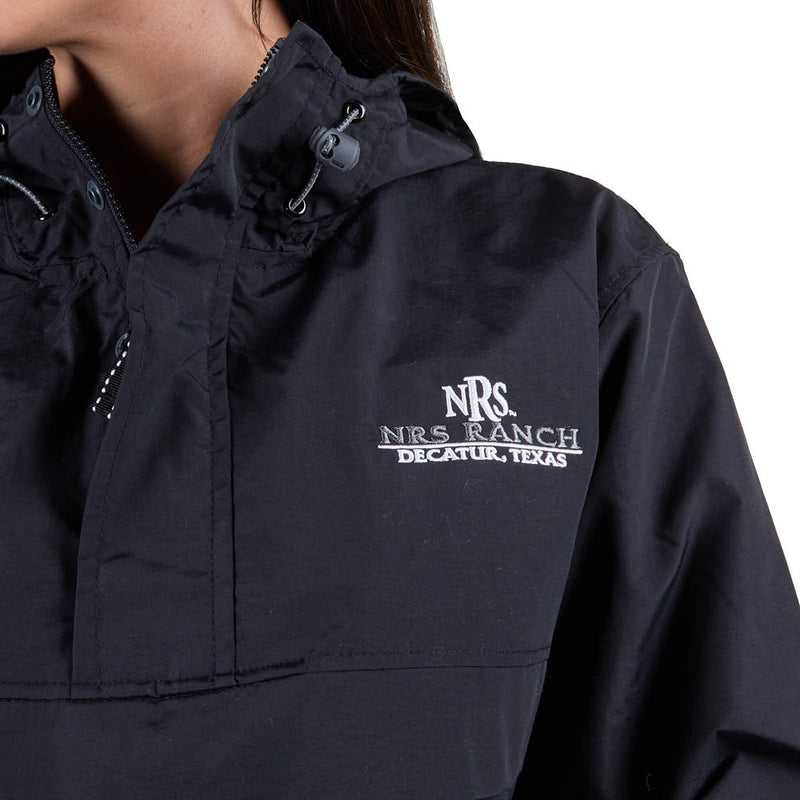 NRS Unisex Black Windbreaker