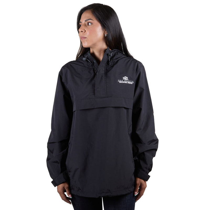 NRS Unisex Black Windbreaker