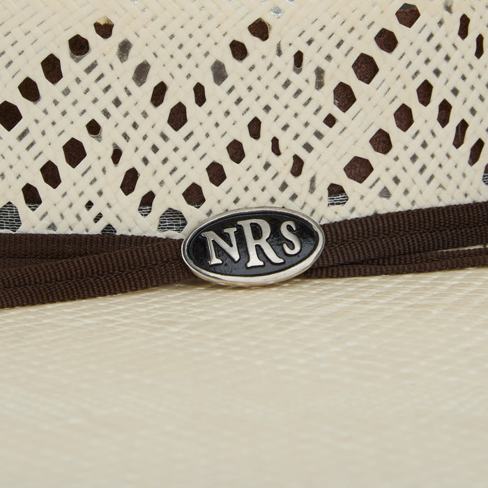 Nrs Hats 30X Zig Zag 5 Inch Brim 2 Cord Chocolate Band Open Crown Straw Hat