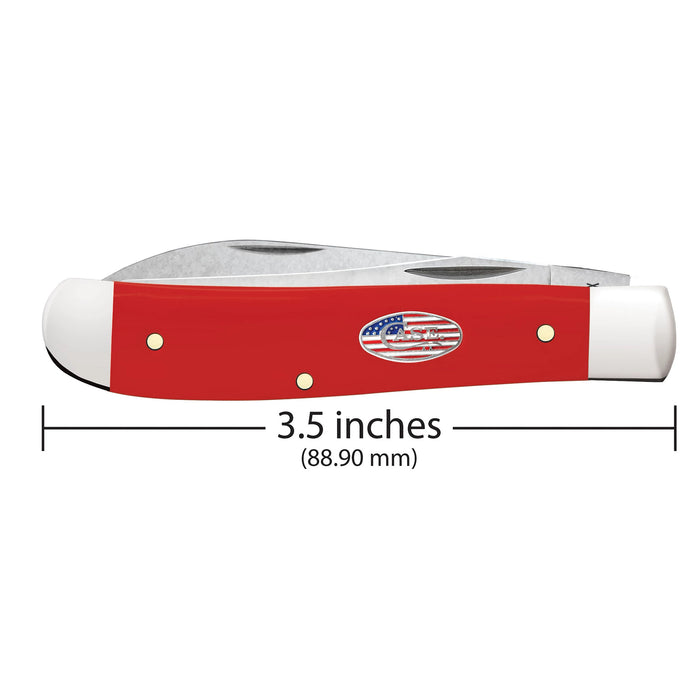 Case American Workman CS Smooth Red Synthetic Mini Trapper (4207W CS)