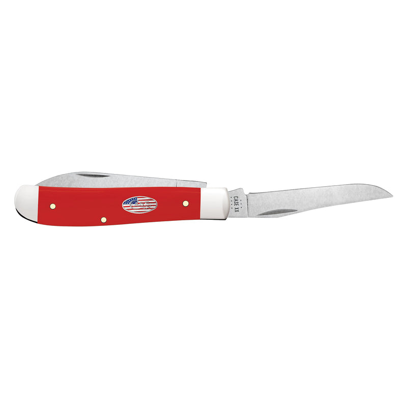 Case American Workman CS Smooth Red Synthetic Mini Trapper (4207W CS)