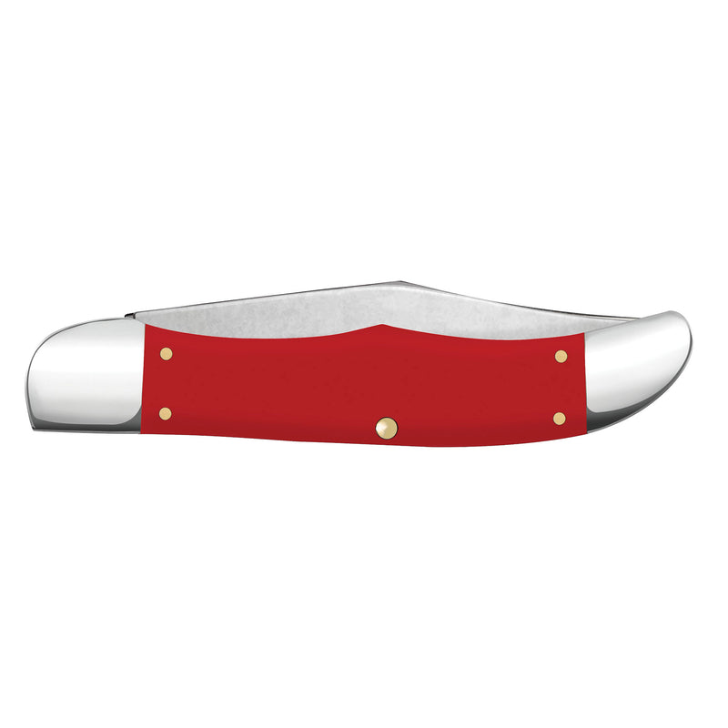 Case XX Folding Hunter American Workman Smooth Red Synthetic CS Pocket Knife CA73928