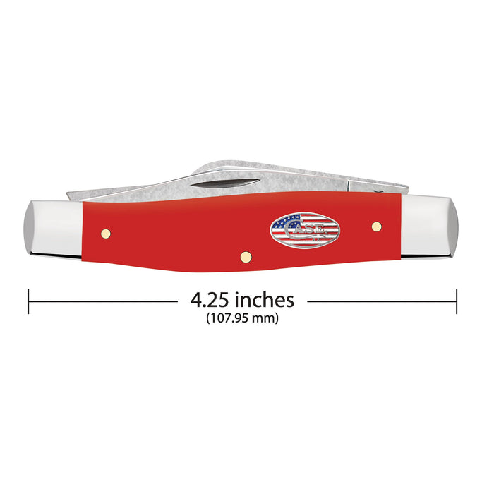 Case American Workman CS Smooth Red Synthetic Large Stockman (4375 CS)