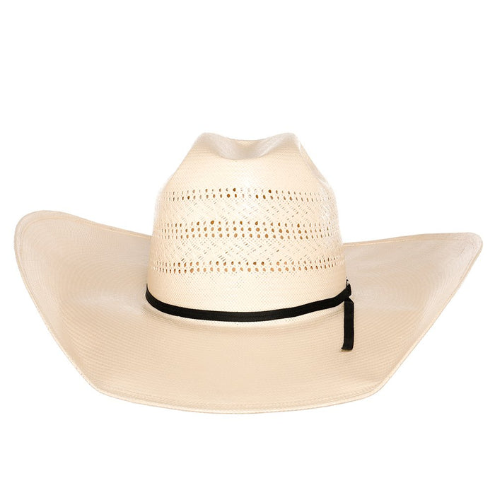 American Hats Co Triple Fancy Vented Ivory 5in. Brim Straw Hat