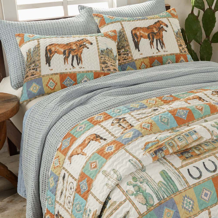 Rod's True Western Old West Quilt Set